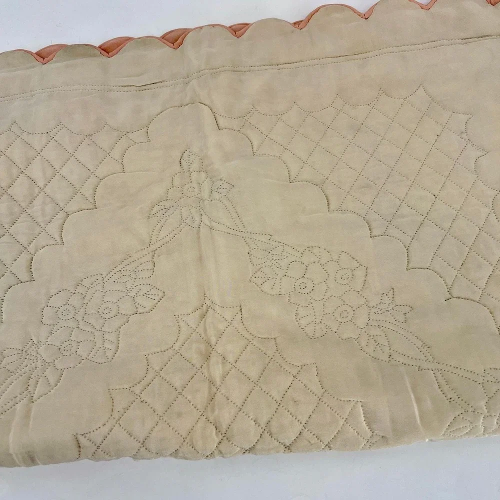 VTG baby girls clothing quilted‎ blanket lot 1930s 1940s 1950s antique heirloom